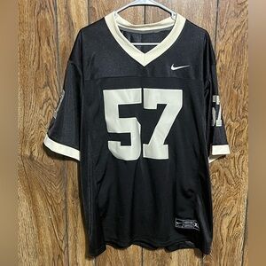Nike Black and White Football Jersey